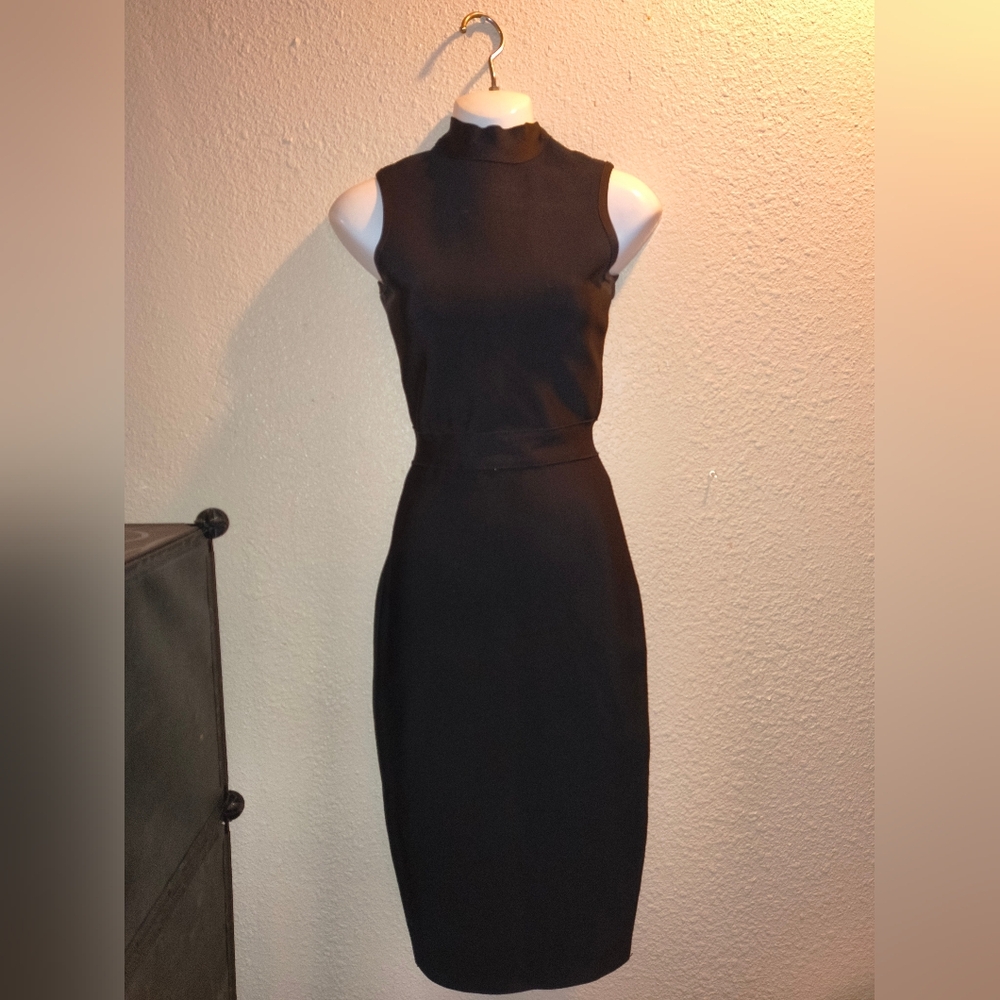 Elegant Black Sleeveless Dress